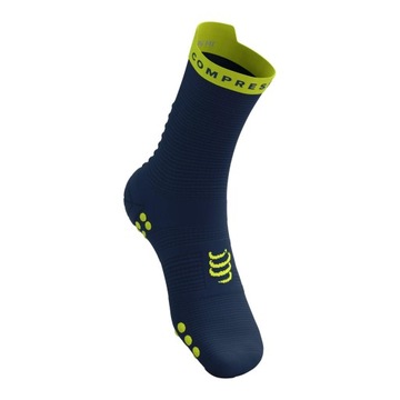 Носки Compressport v4.0 Run High Blues/Green Sheen, размеры 42–44