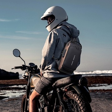 МУЖСКАЯ НАСТЕННАЯ СУМКА ВОДОНЕПРОНИЦАЕМЫЙ РЮКЗАК USB