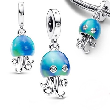 Charms Meduza Zawieszka srebrna S925