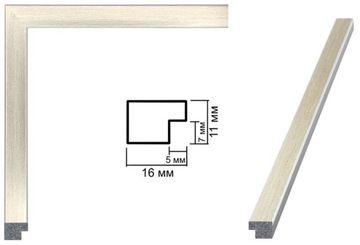 Каркас, рамка 9х13 - профиль WIK - 12 цветов 13х9 см