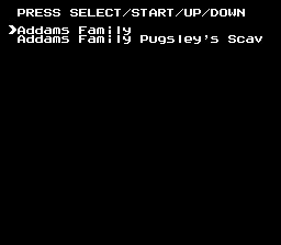 Картридж Pegasus NES Addams Family 1 + 2