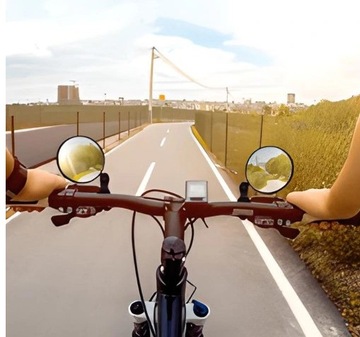 ВЕЛОСИПЕДНОЕ ЗЕРКАЛО ДЛЯ РУЛЯ ВЕЛОСИПЕДА, ВЫПУКЛОЕ, КРУГЛОЕ