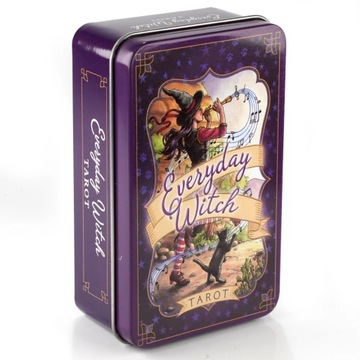 Codzienny Tarot Czarownic w blaszanym metalow