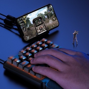 ИГРОВАЯ клавиатура для геймеров Baseus GAMO GK01 для игры одной рукой с поддержкой