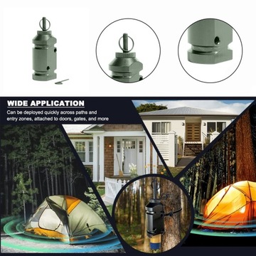 ВНЕШНЯЯ СИГНАЛИЗАЦИЯ ДЛЯ КЕМПИНГА ДЛЯ ЗЕЛЕНОЙ ПАЛАТКИ