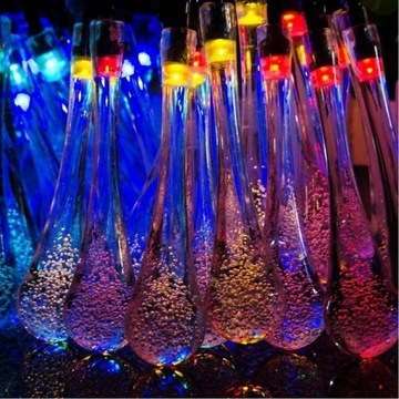 СОЛНЕЧНЫЕ САДОВЫЕ ЛАМПЫ НА ТЕРРАСЕ НА УЛИЦЕ 10м 100LED