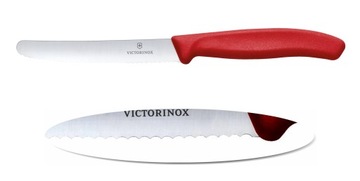 Victorinox 6.7831, nóż uniwersalny, ostrze ząbkowane 11 cm, Swiss Classic