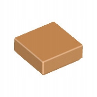 Lego Tile 1x1 3070b 6177146 MNougat 1szt N
