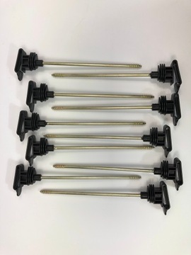 Изолятор для плетеной ленты длинной деревянной палки