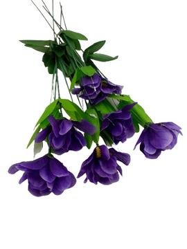 IRYS NA ŁODYDZE 50CM IRYSY kwiaty sztuczne 6szt