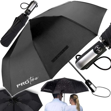 Parasol Parasolka Automatyczny SKŁADANY XXL Premium PRZECIWDESZCZOWY 120cm