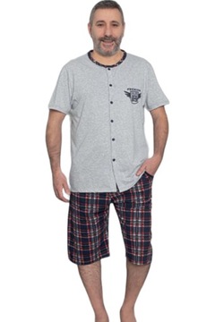 МУЖСКАЯ ПИЖАМА, КОРОТКИЙ РУКАВ, БОЛЬШОЙ РАЗМЕР. ВСЕ МОЛНИИ