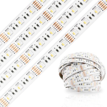 Taśma LED KOLOROWA RGB + ZIMNA SMD 5050 12V 5M
