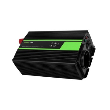 Автомобильный инвертор Green Cell, инвертор напряжения 12 В, 500 Вт, 1000 Вт, USB