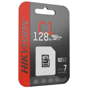 Карта памяти microSD 128 ГБ Для камер наблюдения, класс C1, 92 МБ/с