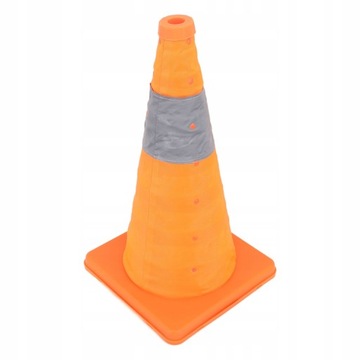 PACHOŁEK DROGOWY ODBLASKOWY SKŁADANY 45cm