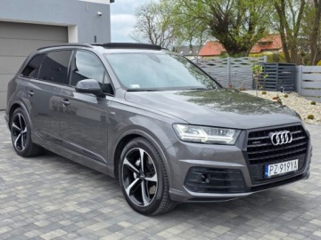 Audi Q7 II SUV 3.0 TDI 272KM 2018 Audi Q7 3.0 282PS 3xS-Line 7 Foteli Salon Polska Piekna Gwarancja 3.0, zdjęcie 33