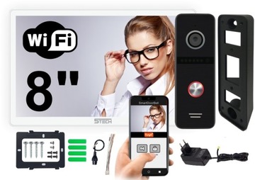 Wideodomofon 5tech AHD WiFi Verus PLUS 84207A Aplikacja Tuya Ekran dotykowy