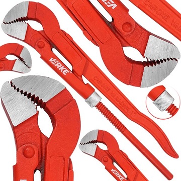 KLUCZ HYDRAULICZNY DO RUR SZWEDZKI NASTAWNY CĘGI ŻABA ŻABKA TYP S 1'' CAL