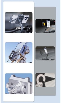 Алюминиевый держатель для телефона для мотоцикла, держатель