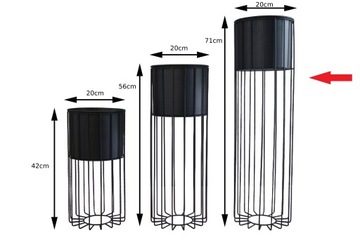 Металлическая подставка для цветов NEW Design LOFT, 71 см