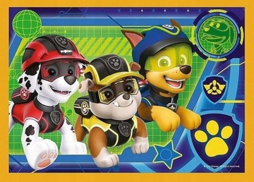 ПАЗЛ 4В1 ПАЗЛ ДЛЯ ДЕТЕЙ ПРАЗДНИК PAW PATROL PAW 207 EL 4+ КУБИКИ