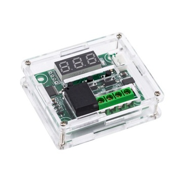 Obudowa akrylowa dla W1209 Termostat DC 12V
