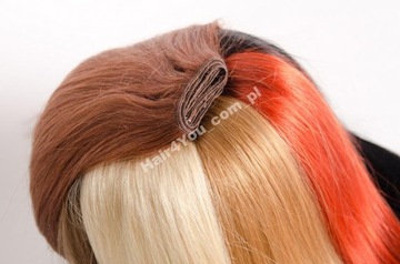 50CM WŁOSY NATURALNE BIO taśma SŁOWIAŃSKIE bio tape GOLDLINE SOFT