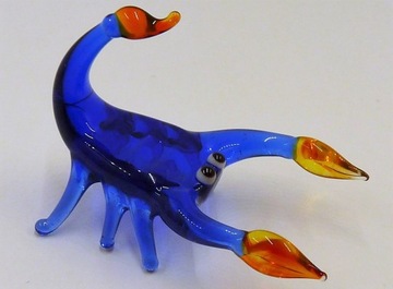 Figurka szklana Skorpion Niebieski Zodiak Prezent FS średni
