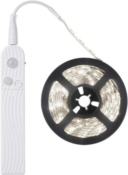 СВЕТОДИОДНАЯ ЛЕНТА НА АККУМУЛЯТОРЕ ДЛИНОЙ 1М С ДАТЧИКОМ ТЕПЛОГО ДВИЖЕНИЯ