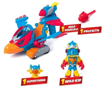 SUPERTHINGS Автомобиль Wild Eagle с фигуркой