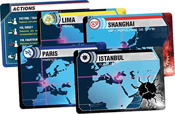 Pandemic Asmodee - Настольная игра - Кооперативная игра - Французский язык