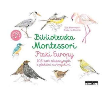 Biblioteczka Montessori Ptaki Europy