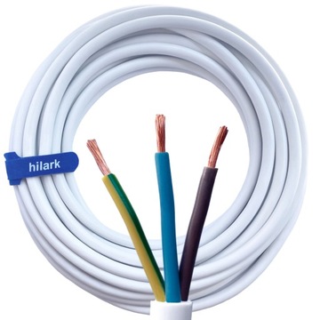 Przewód kabel H03VV-F OMY 3x1,5mm2 100m PRZEDŁUŻAC