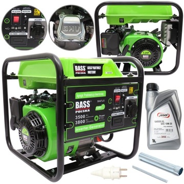 AGREGAT PRĄDOTWÓRCZY GENERATOR INWERTOROWY 3800W