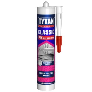 Tytan klej montażowy Classic FIX bezbarwny do GK