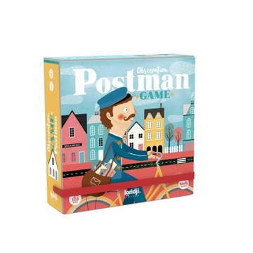 Londji Rodzinna Gra obserwacyjna Postman Listonosz mini wersja kieszonkowa