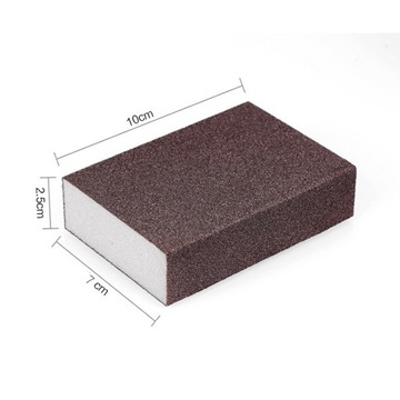 KOSTKA KLOCEK GĄBKA ŚCIERNA GĄBKI GR 180 TWARDA
