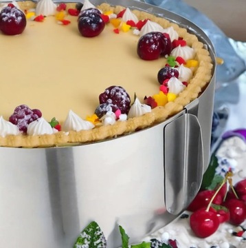 Бортик кондитерский, регулируемая лента, 16-30 см, высота 15 см.