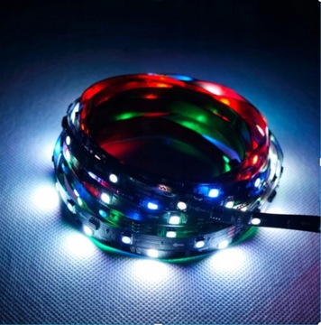 Комплект цифровой светодиодной ленты RGB WiFi и музыкальной RGB 10м.