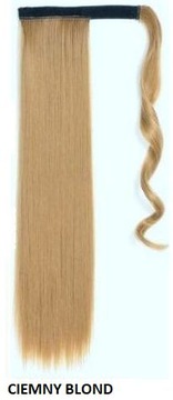 ПРИКРЕПЛЕННЫЙ коричневый хвост PONY 60см типа НАТУРАЛЬНЫЙ