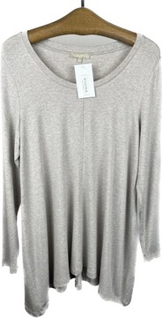 Bluzka damska szara JOAN VASS STUDIO rayon r. L