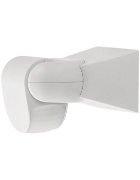 Светодиодный датчик движения белый IP65 180 градусов 1200Вт