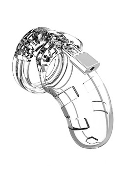 KLATKA EREKCYJNA MODEL 13 - CHASTITY - TRANSPARENT