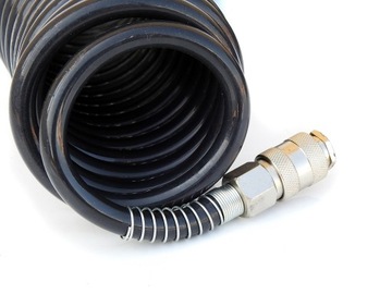 СПИРАЛЬНЫЙ ШЛАНГ 15 м, пневматическое давление воздуха для масляного компрессора
