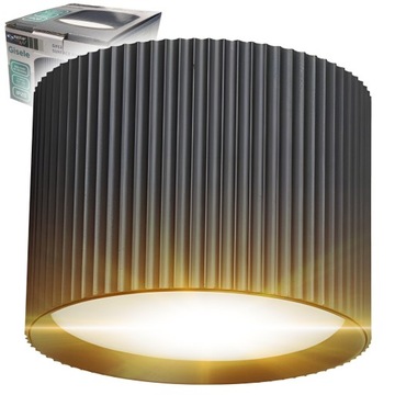 OPRAWA NATYNKOWA LED SUFITOWA GISELE GX53 CZARNA IP20 SPOT TUBA SUFITOWA