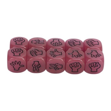 10 ШТ. НАБОР МНОГОСТОРОННИХ КУБИКОВ, 6-СТОРОННИЕ КУБИКИ