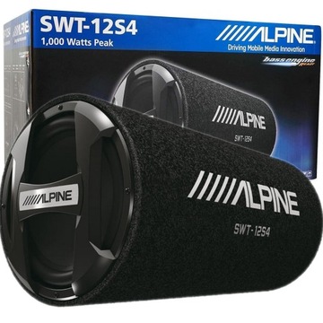 TUBA BASOWA BASS REFLEX ALPINE SWT-12S4 1000W + PASY MONTAŻOWE