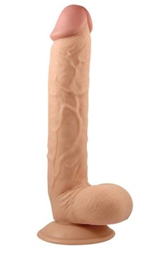 Dildo sztuczny penis realistyczny przyssawka 33cm