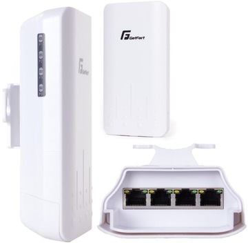Switch zewnętrzny z PoE GetFort IP65 DO 800Mb/s
